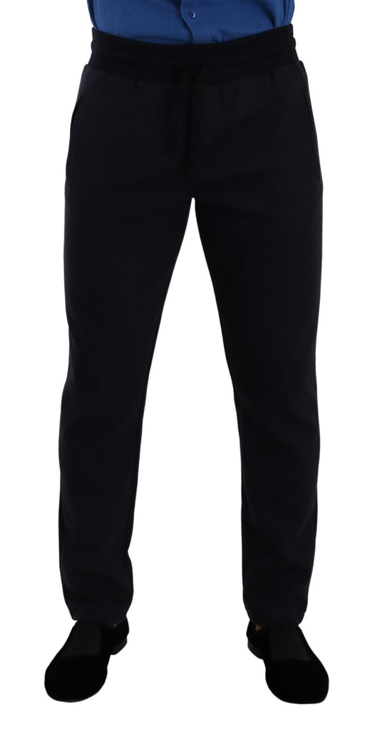 Pantaloni Jogger eleganti blu Dolce &amp; Gabbana da uomo