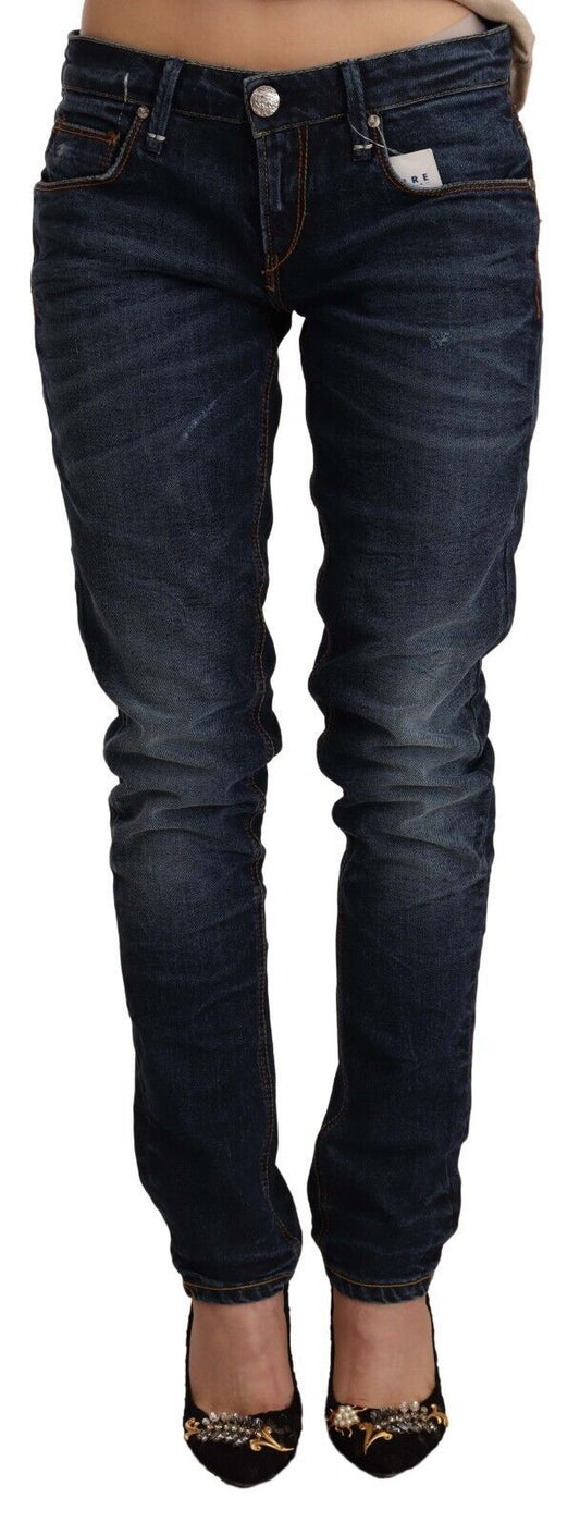 Denim skinny Acht Chic slim fit a vita bassa