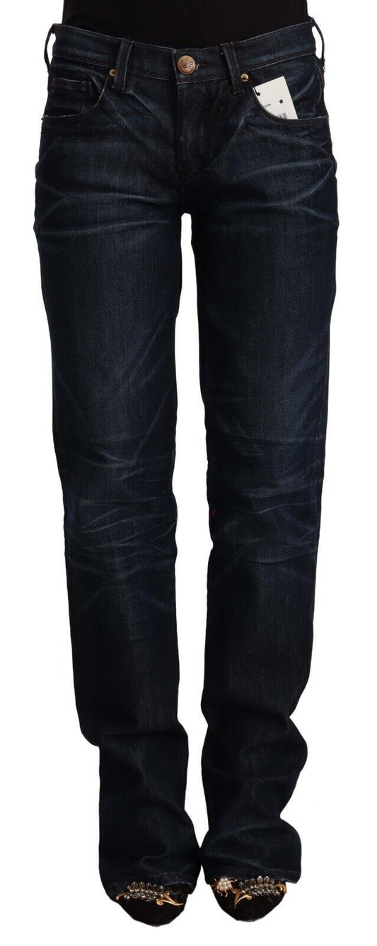 Ermanno Scervino Jeans Chic Blu Scuro a Vita Media