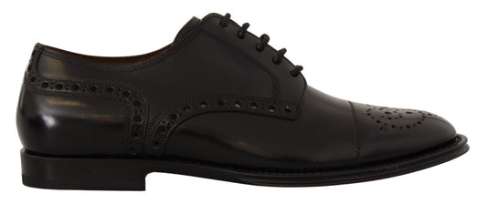 Dolce &amp; Gabbana eleganti scarpe formali Oxford con punta alare