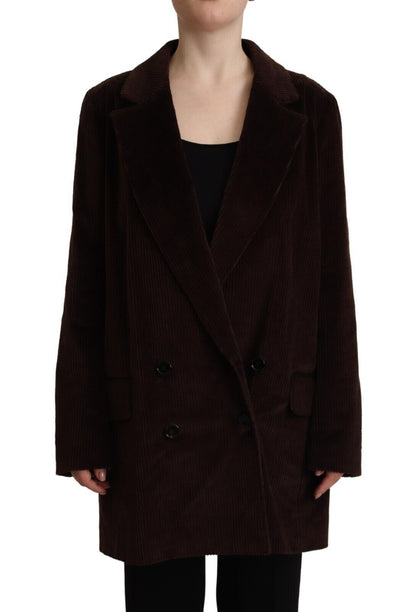 Trench doppiopetto bordeaux elegante di Dolce &amp; Gabbana