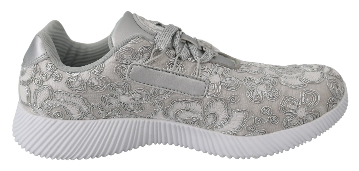 Кроссовки Plein Sport Silver Gleam Runner Joice