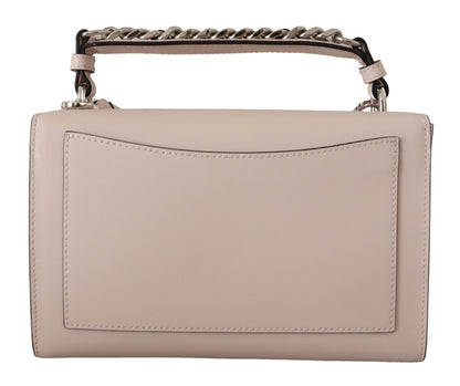 Borsa a tracolla Karl Lagerfeld Elegance in pelle color malva