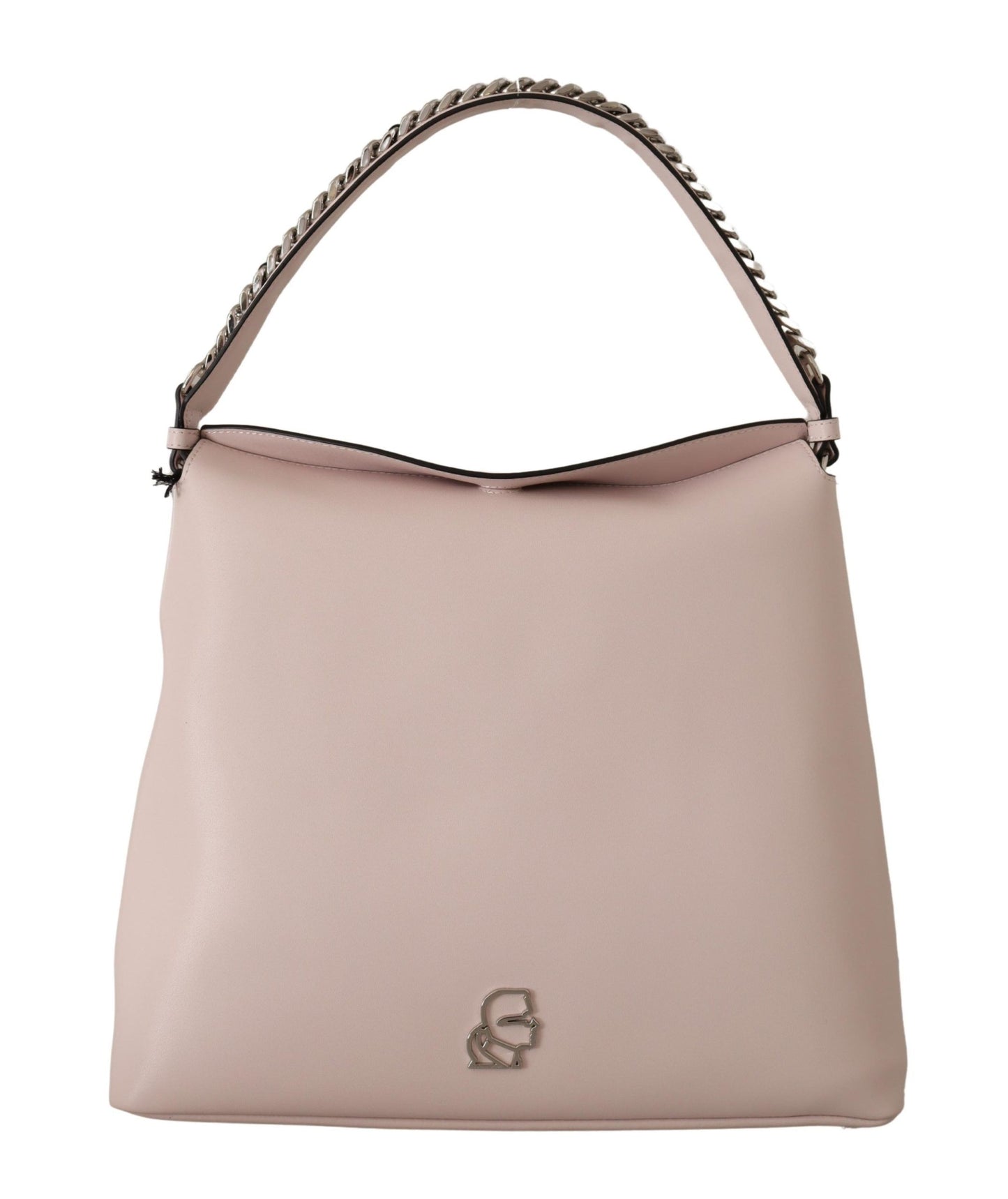 Karl Lagerfeld Elegante borsa a tracolla in pelle color malva color gesso