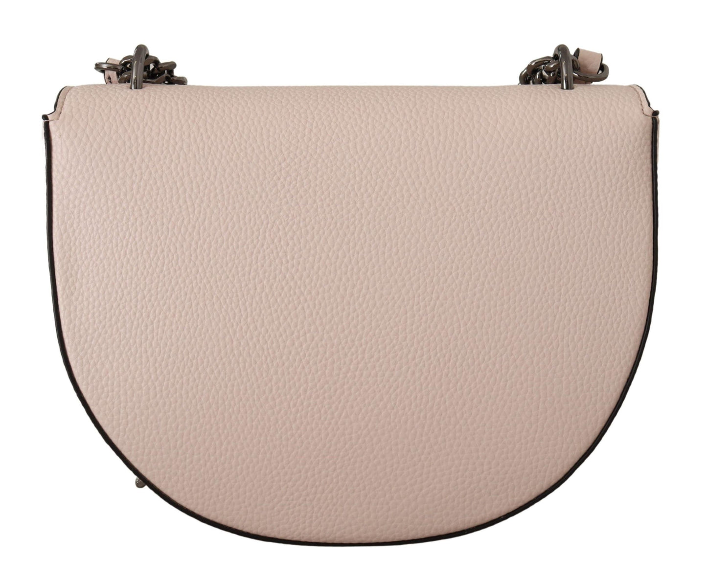 Karl Lagerfeld Elegante borsa a tracolla in pelle rosa chiaro malva