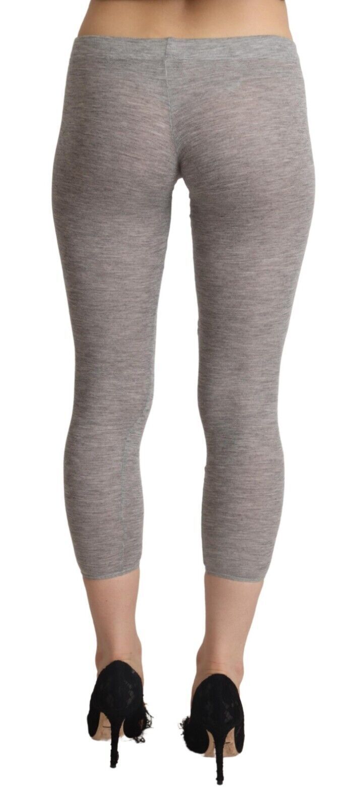 Leggings cropped slim fit Ermanno Scervino Chic grigio