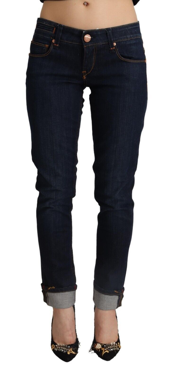 Acht Slim Fit Eleganza denim blu scuro