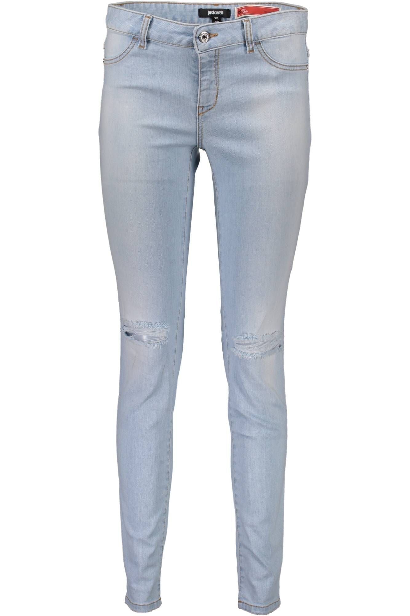 Jeans Just Cavalli eleganti in denim azzurro sbiadito