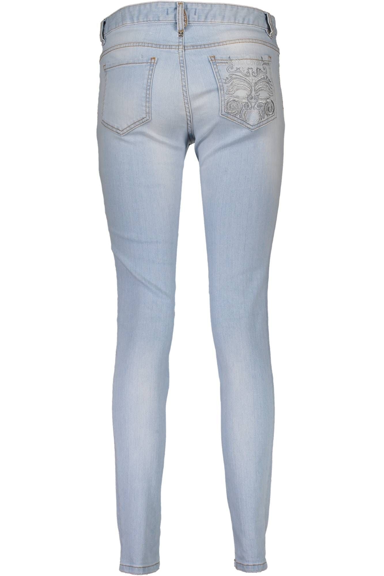 Jeans Just Cavalli eleganti in denim azzurro sbiadito