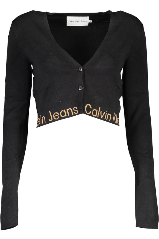 Calvin Klein Black Lyocell Women Sweater