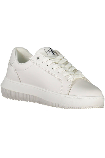 Calvin Klein White Leather Women Sneaker