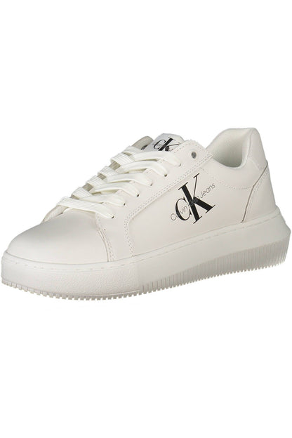 Calvin Klein White Leather Women Sneaker