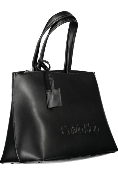 Calvin Klein Black Polyester Women Handbag