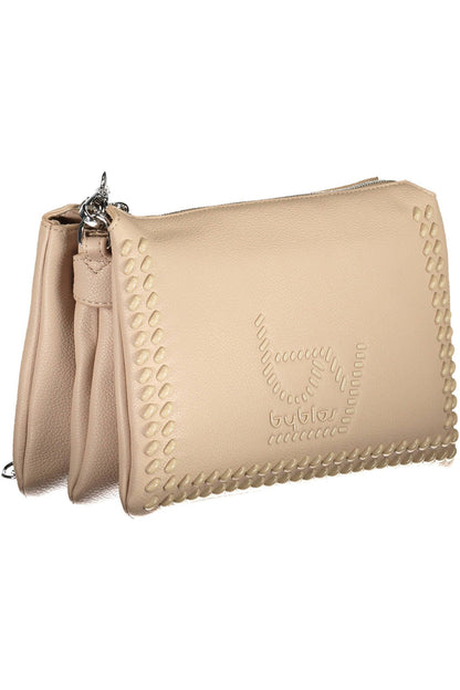 Borsa a tracolla BYBLOS Chic beige con manico a catena