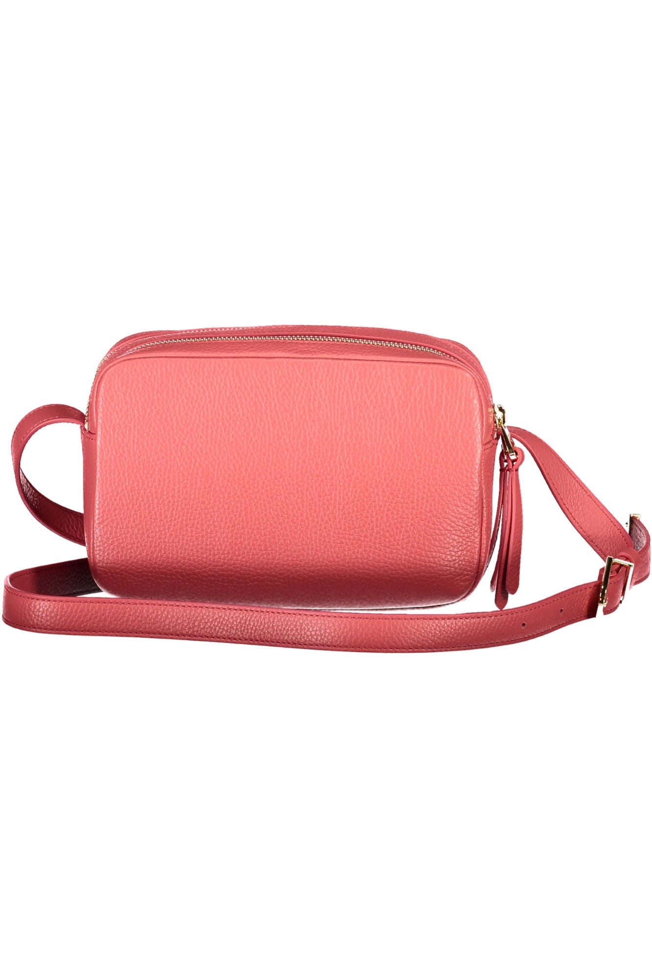 Elegante Borsa a Spalla Coccinelle in Pelle Rosa con Logo