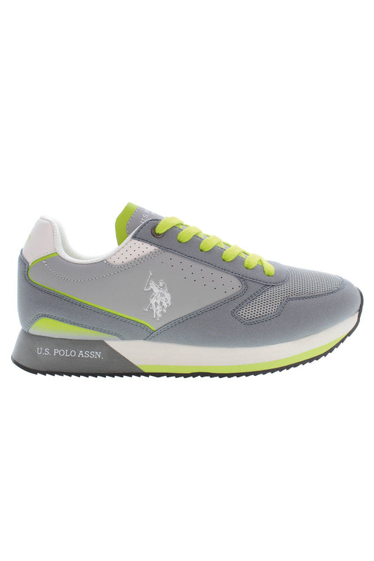 US POLO ASSN. Scarpe da ginnastica sportive allacciate grigie eleganti