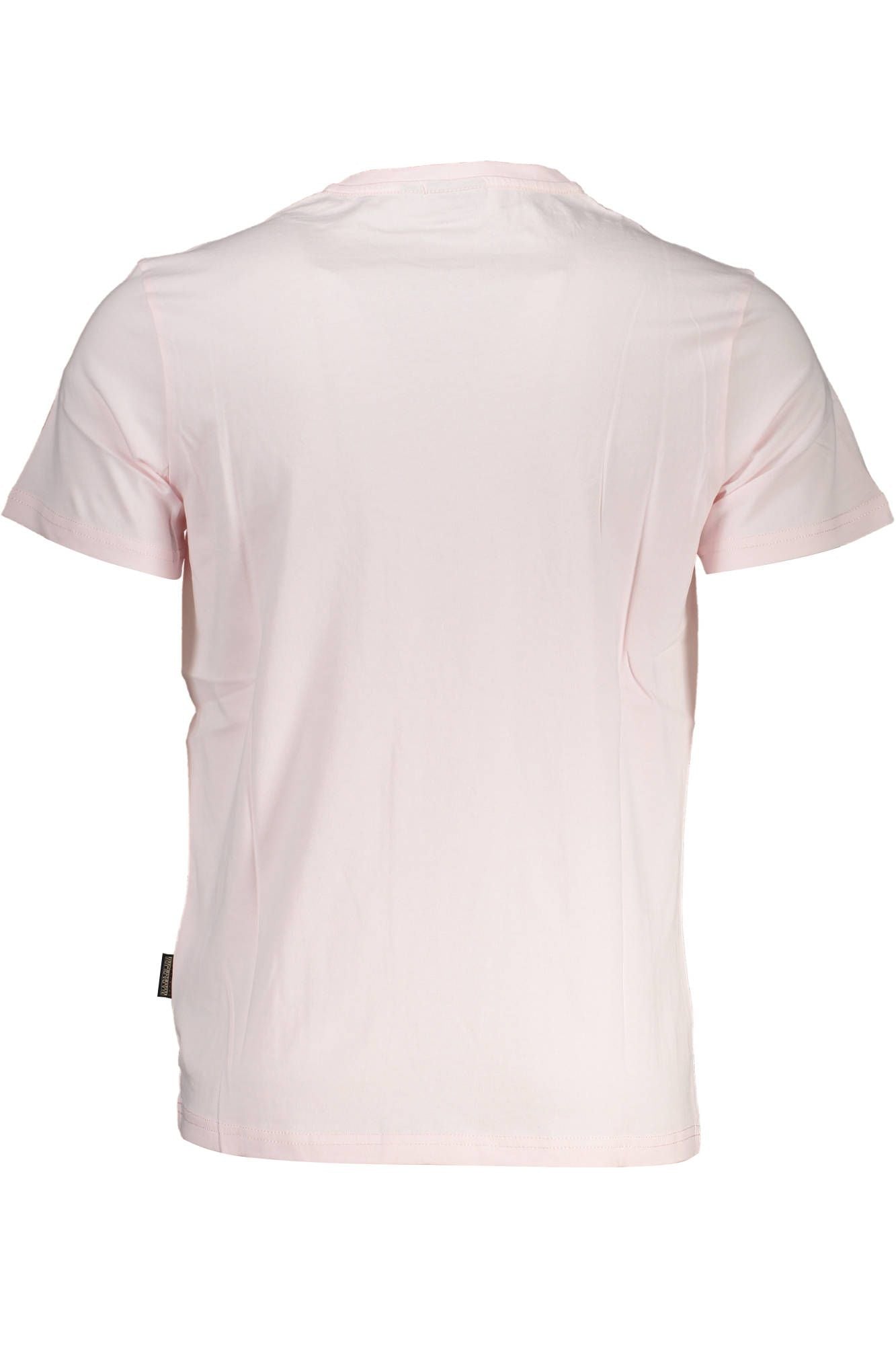 T-shirt Napapijri elegante rosa ricamata per uomo