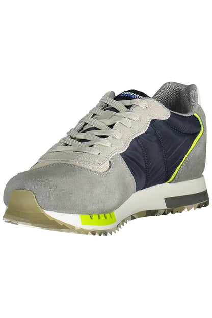 Sneakers sportive con lacci Blauer blu a contrasto