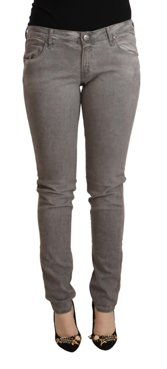 Jeans Acht Chic skinny in misto cotone a vita bassa