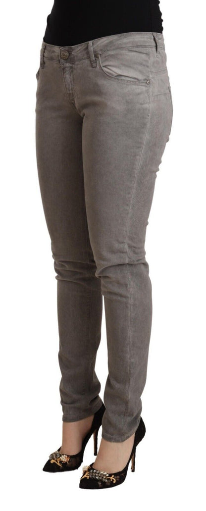 Jeans Acht Chic skinny in misto cotone a vita bassa