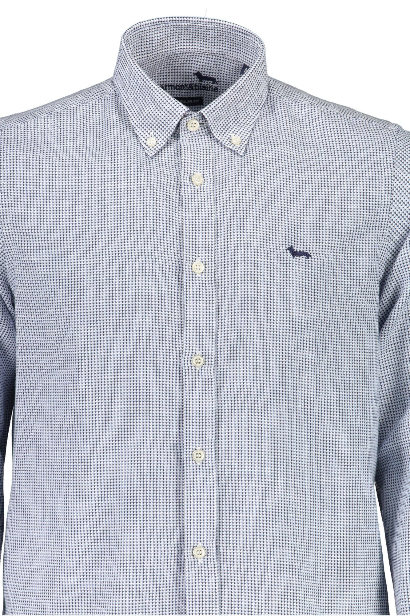 Camicia Harmont &amp; Blaine elegante in cotone azzurro per uomo