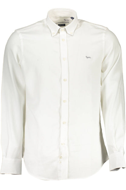 Harmont & Blaine White Cotton Men Shirt