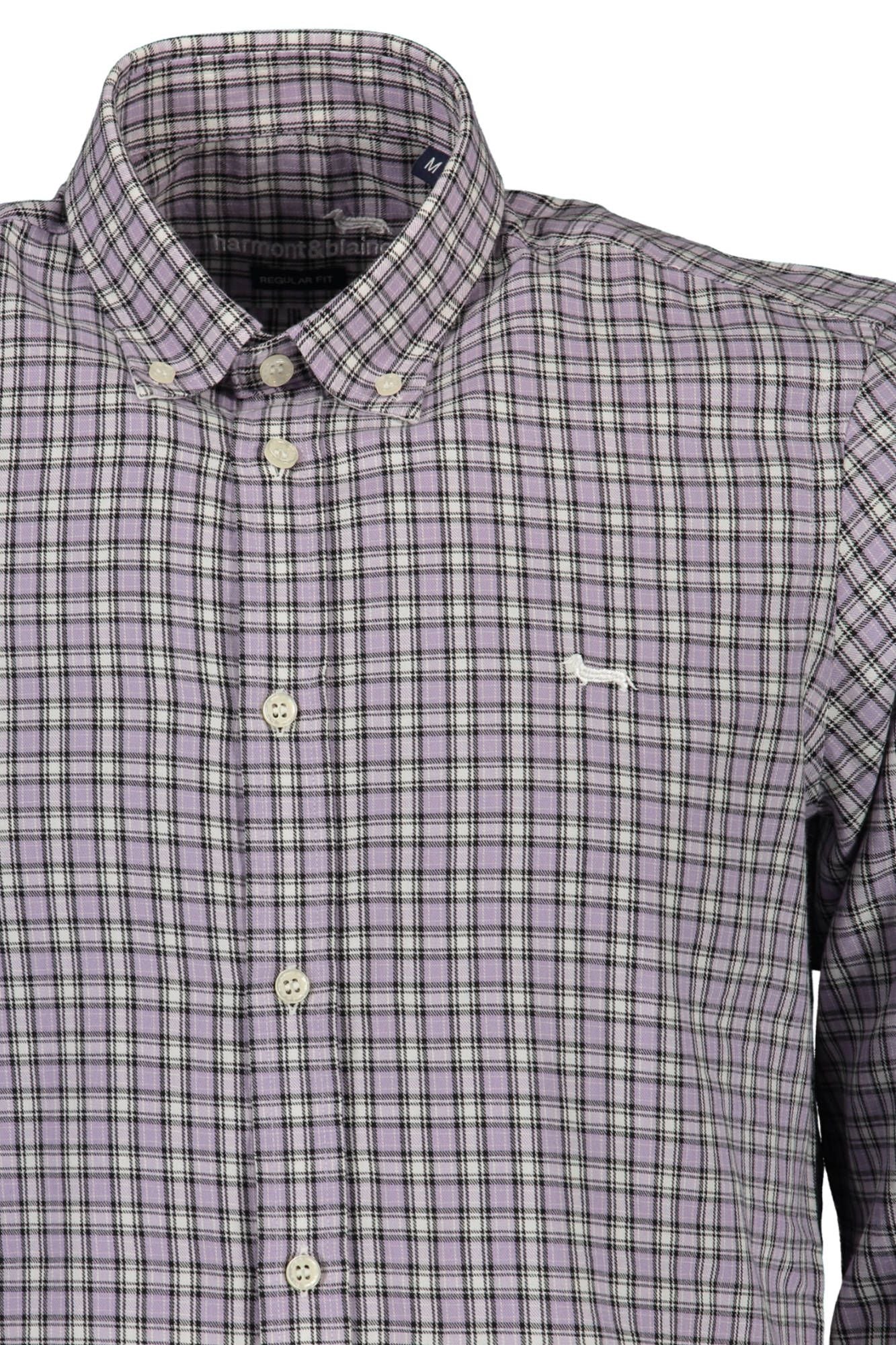 Harmont & Blaine Purple Cotton Men Shirt