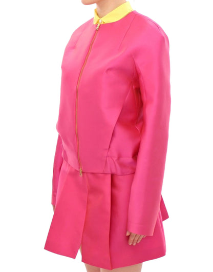 CO|TE Элегантная розовая куртка из смесового шелка
