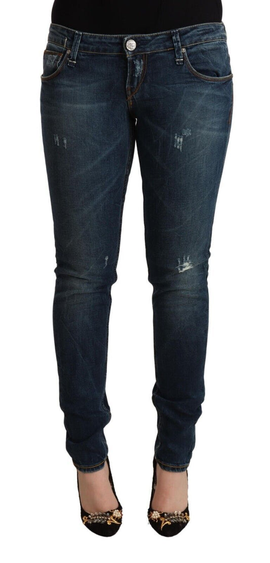 Jeans skinny in denim Acht Chic a vita bassa