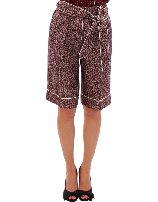 Dolce & Gabbana Chic Silk Pajama Shorts