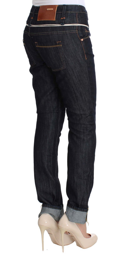 Jeans Acht eleganti a gamba dritta blu scuro