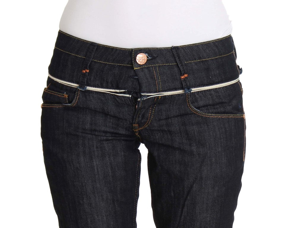 Jeans Acht eleganti a gamba dritta blu scuro