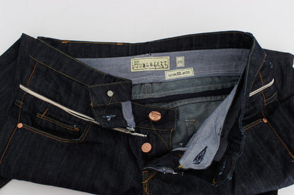 Jeans Acht eleganti a gamba dritta blu scuro