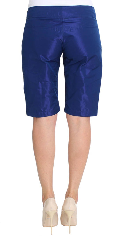 Ermanno Scervino Pantaloncini Chic Blu a vita media