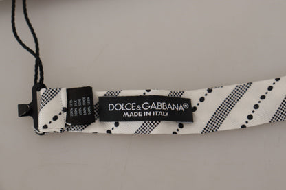 Papillon in seta a pois chic Dolce &amp; Gabbana