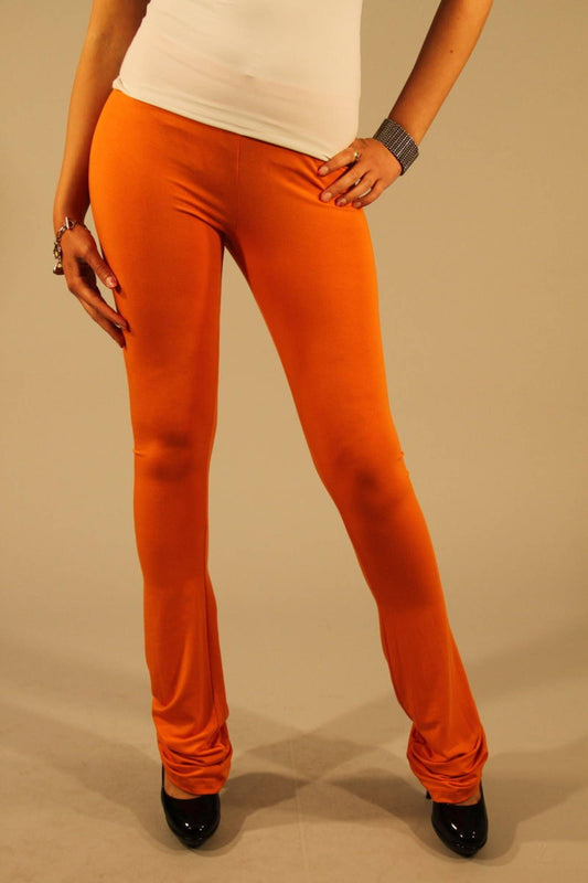 Leggings elasticizzati in vita Patrizia Pepe Chic Orange