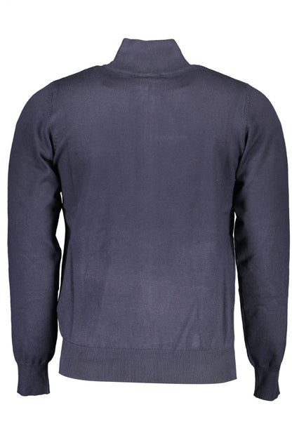 Cardigan con cerniera US Grand Polo Sleek Navy Emblematic