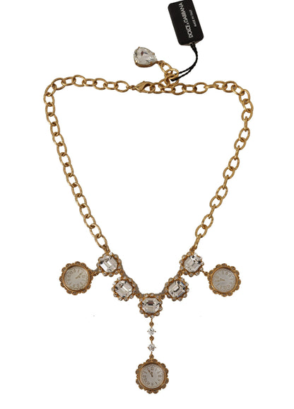 Collana elegante con scritta "Dolce &amp; Gabbana Timekeeper"