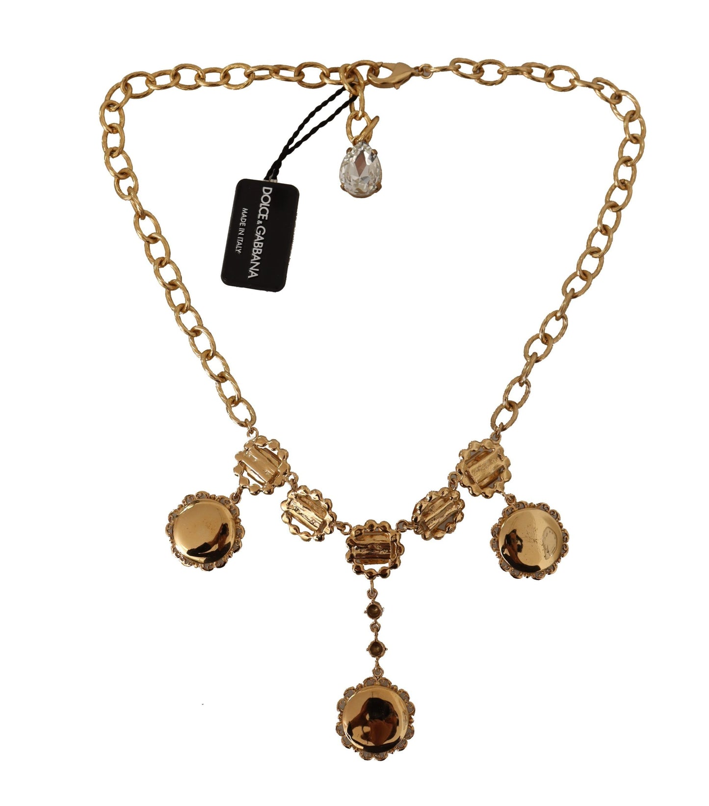 Collana elegante con scritta "Dolce &amp; Gabbana Timekeeper"