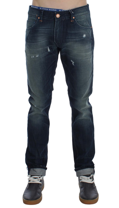 Jeans Acht in denim italiano dal taglio slim ed elegante