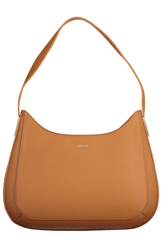 Calvin Klein Brown Polyester Women Handbag