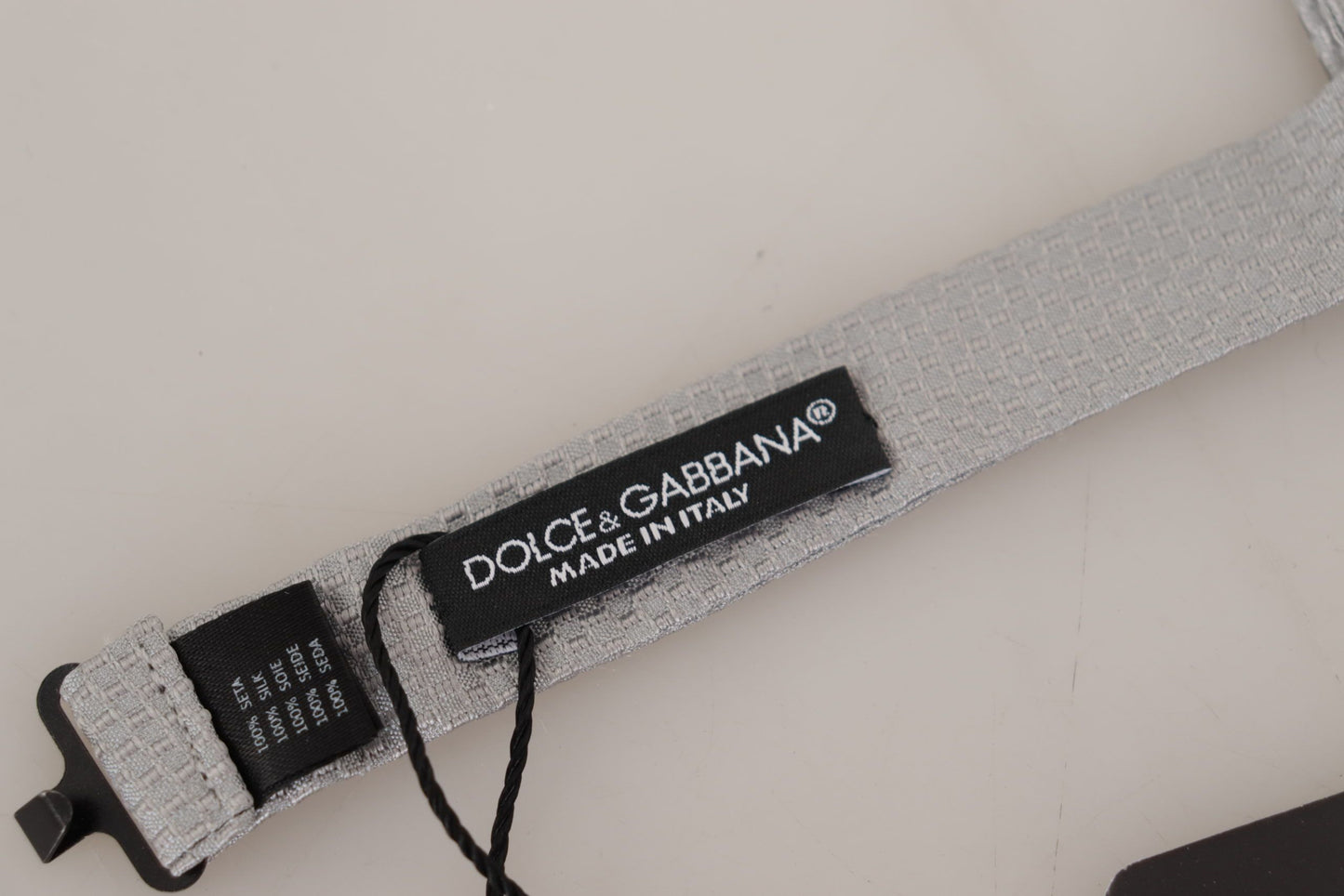 Dolce &amp; Gabbana Papillon Chic In Seta Grigio