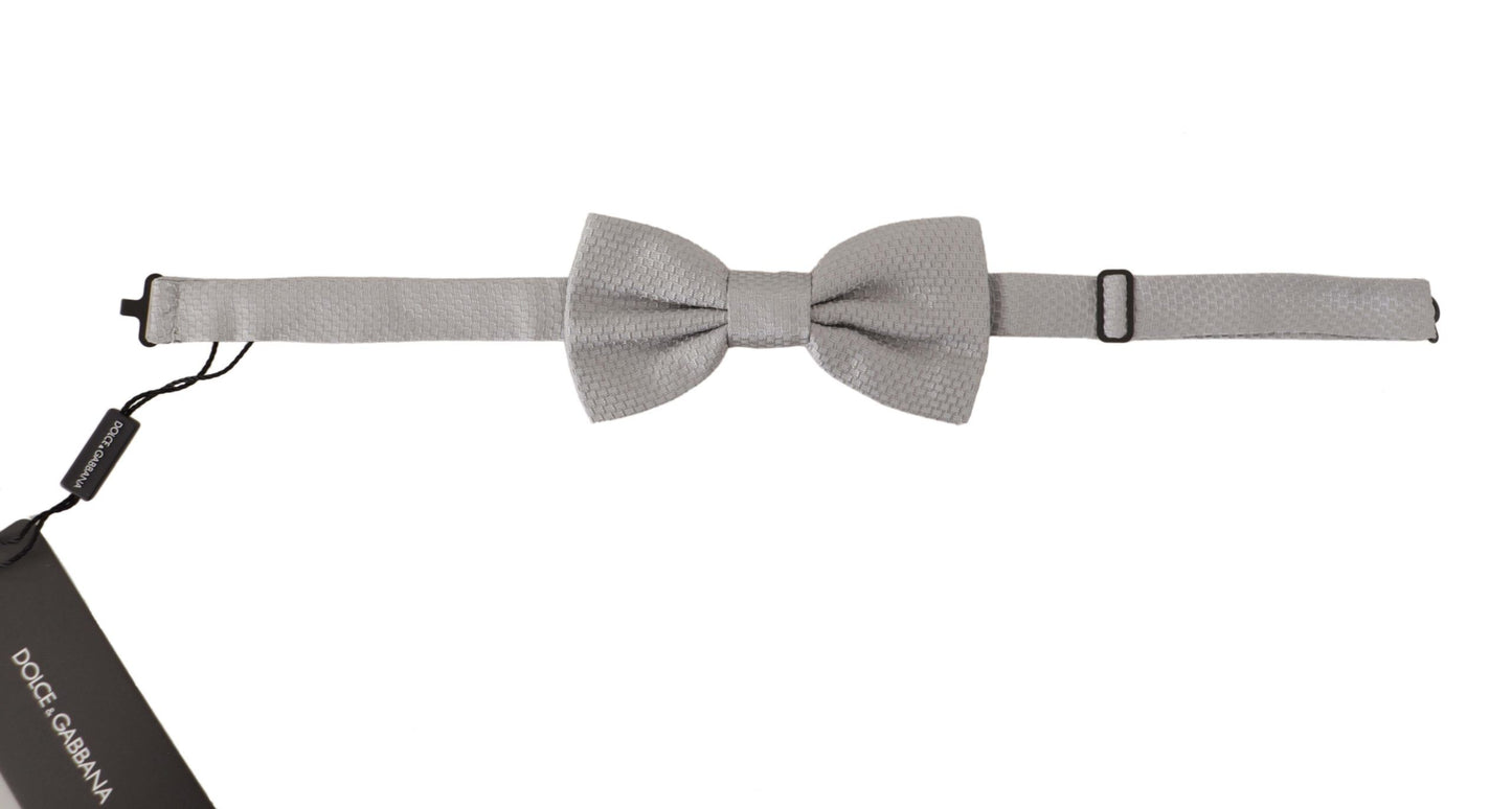 Dolce &amp; Gabbana Papillon Chic In Seta Grigio