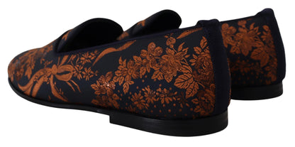 Mocassini slip-on eleganti floreali Dolce &amp; Gabbana