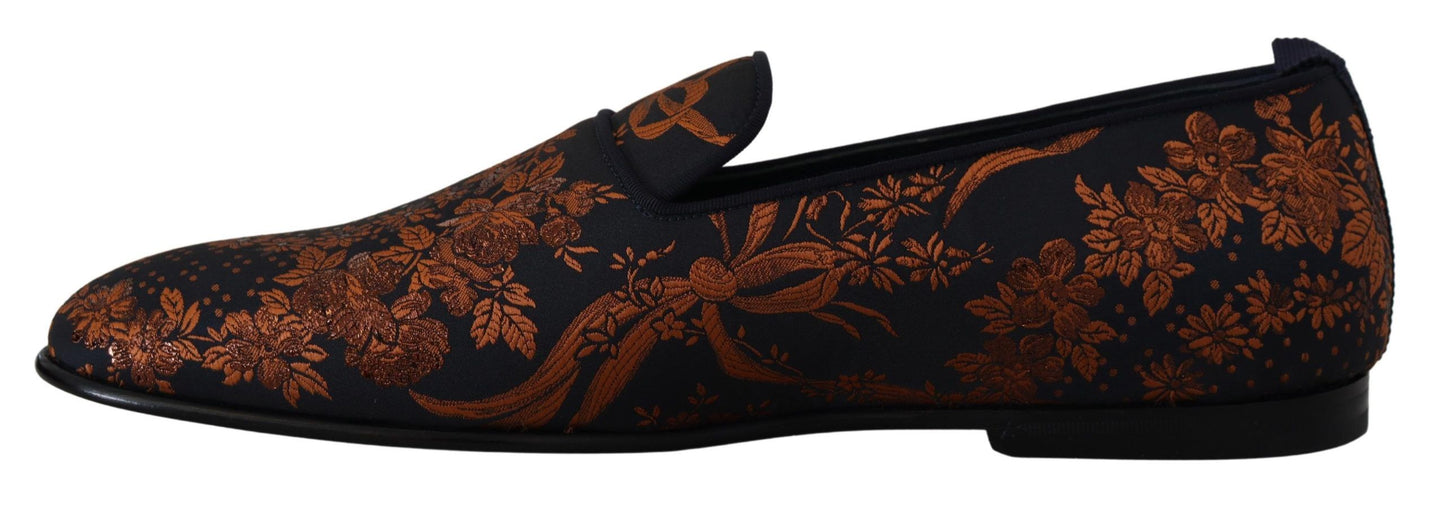 Mocassini slip-on eleganti floreali Dolce &amp; Gabbana