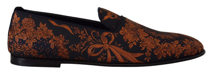 Mocassini slip-on eleganti floreali Dolce &amp; Gabbana