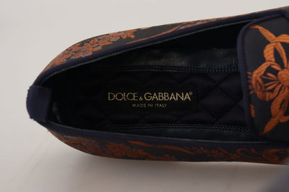 Mocassini slip-on eleganti floreali Dolce &amp; Gabbana