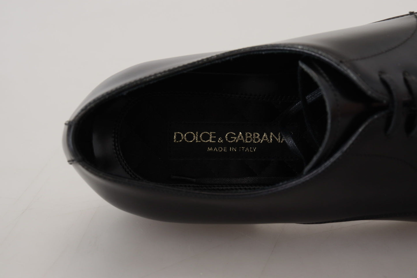 Dolce &amp; Gabbana Scarpe Derby eleganti in pelle nera