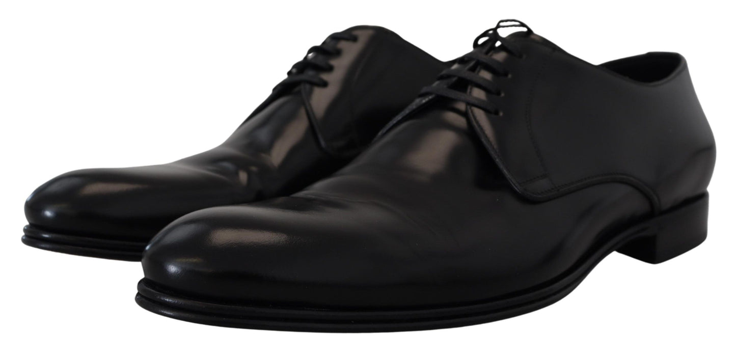 Dolce &amp; Gabbana Scarpe Derby eleganti in pelle nera