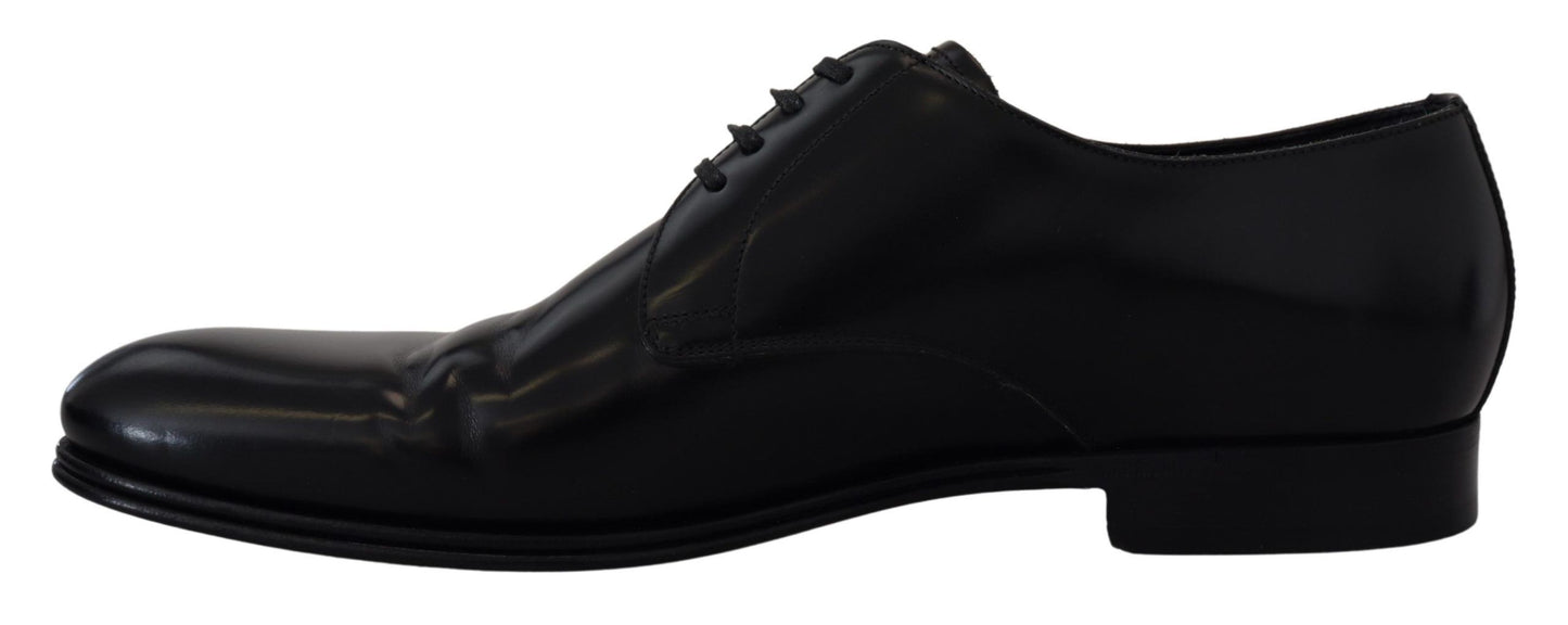 Dolce &amp; Gabbana Scarpe Derby eleganti in pelle nera